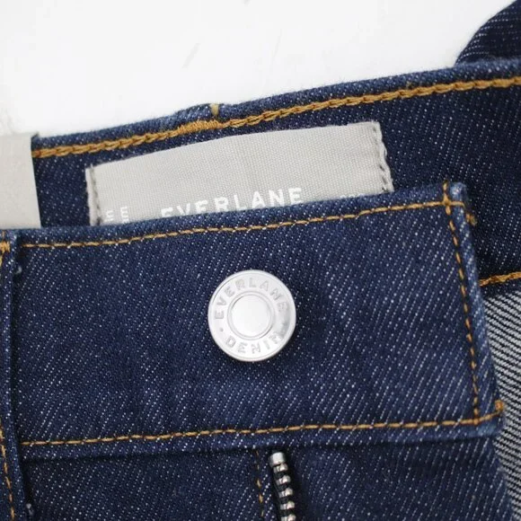 NWT everlane Jeans Women's 23S The Way High Slim Denim Organic Cotton Blend - Picture 10 of 14